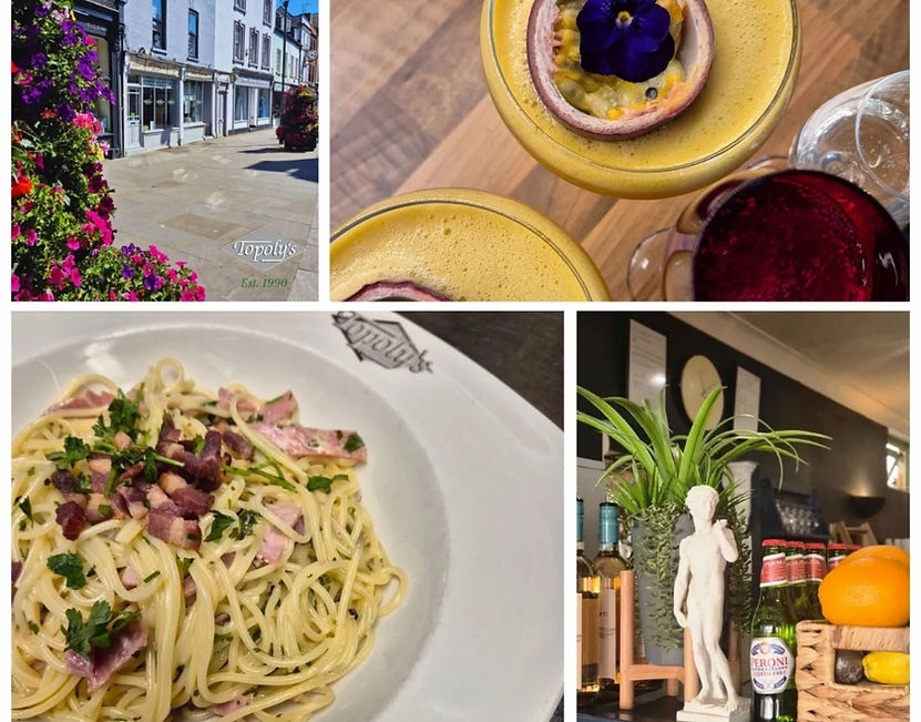 Authentic Italian cuisine at Topoly's